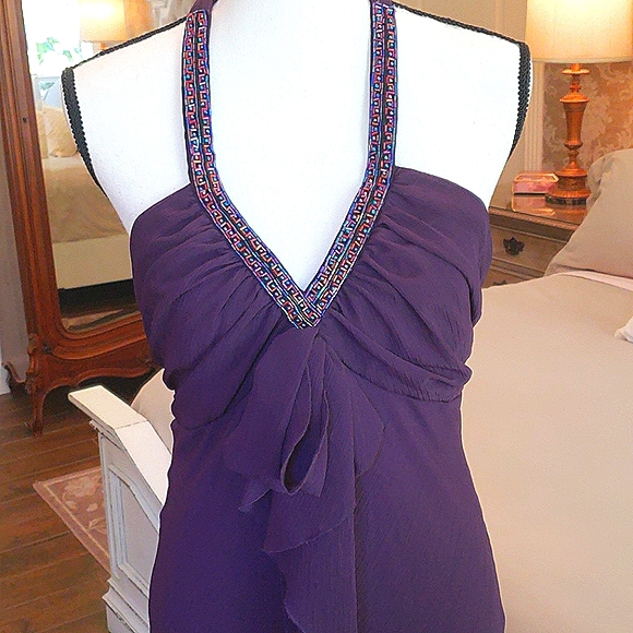 CHRIS MCLAUGHLIN HALTER DRESS - Picture 3 of 6
